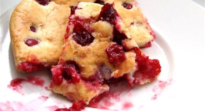 Клафути с вишней и ванилью