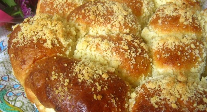 Сливочная сдоба со штрейзелем