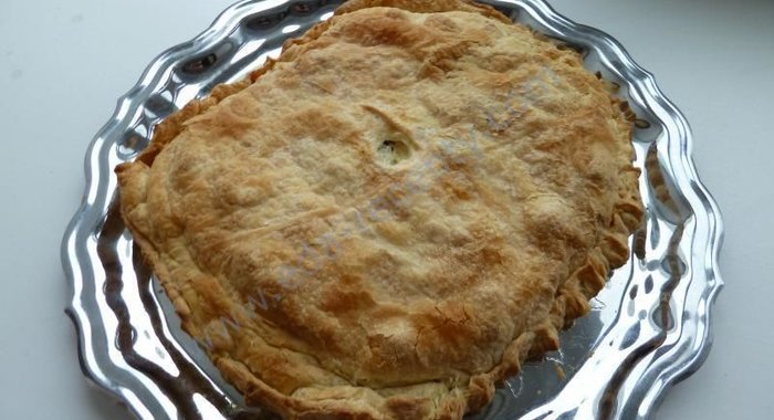 Пирог с картофелем и сыром