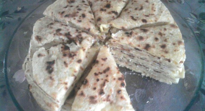 Хычины с картофелем и сыром