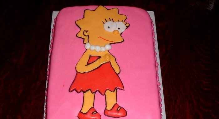 Торт Лиза Симпсон