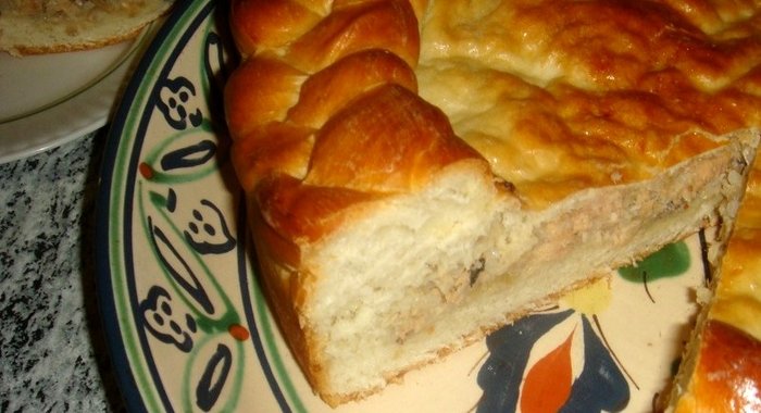 Пирог с камбалой