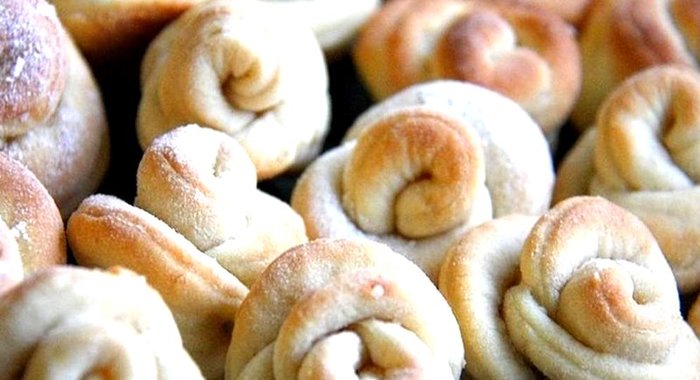 Творожные розочки