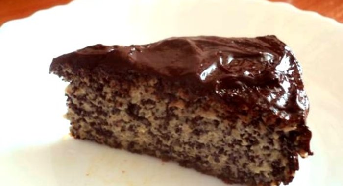 Маковый пирог в мультиварке