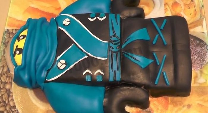 Торт Лего Ниндзяго из мастики