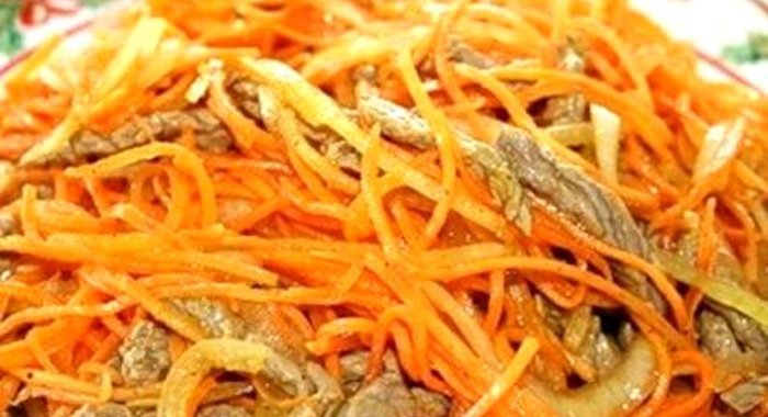 Хе из рыбы с морковью