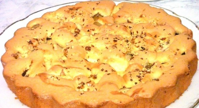 Домашний пирог с фруктами