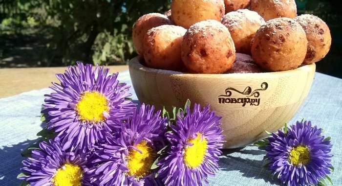 Пончики из творога