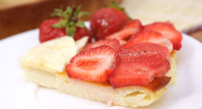 Летний пирог с рикоттой