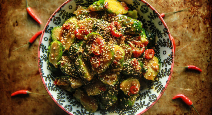 Азиатский острый салат