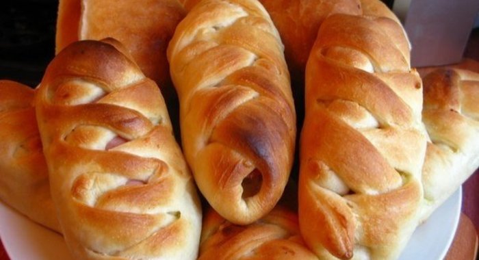 Сосиска в тесте с картошкой