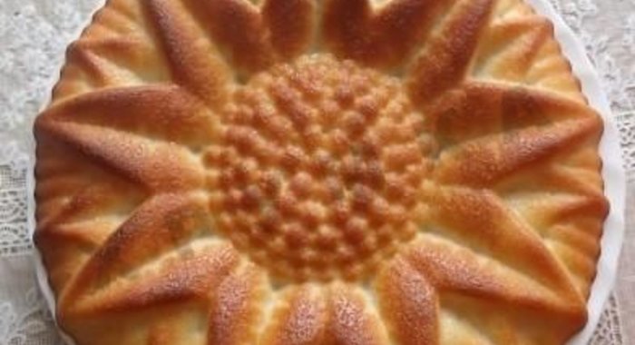 Тыквенный пирог с яблоком