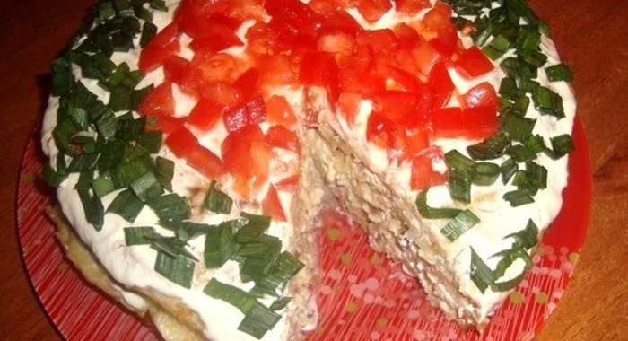 Картофельный торт