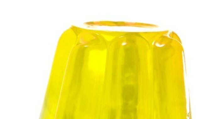 Лимонное желе с цедрой