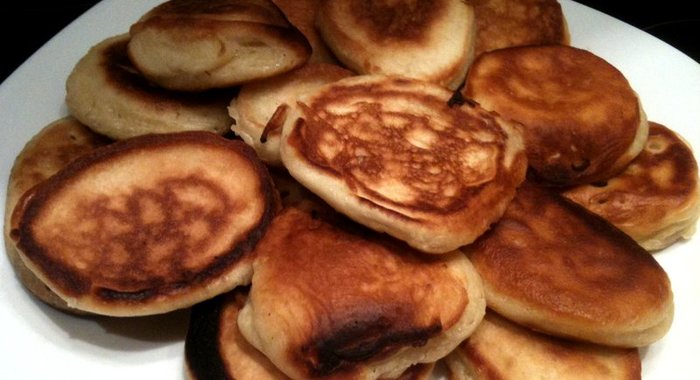 Оладушки на кислом молоке