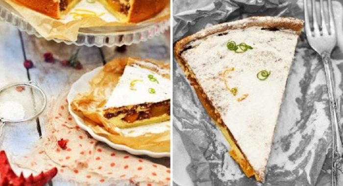 Творожный чизкейк с абрикосами