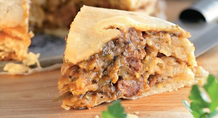 Традиционный британский слоеный пудинг