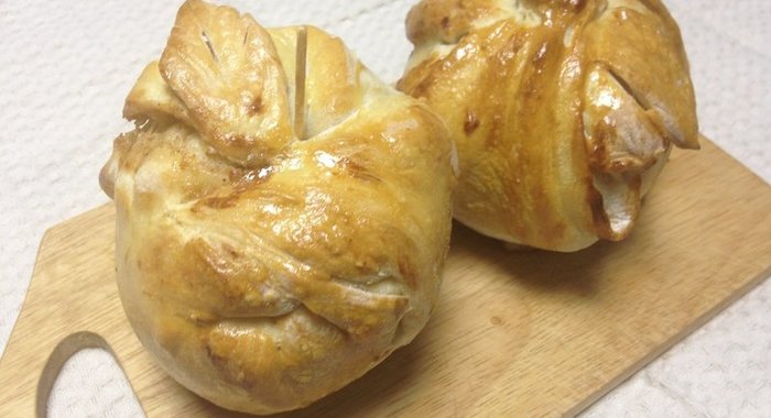 Яблоки в тесте