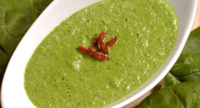 Венгерский суп из шпината