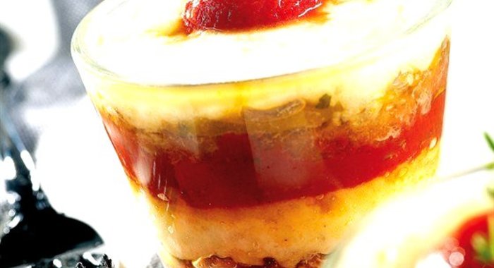 Пастуший пирог из говядины и томатов с орегано