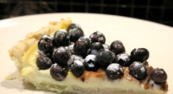 Тарт с голубикой