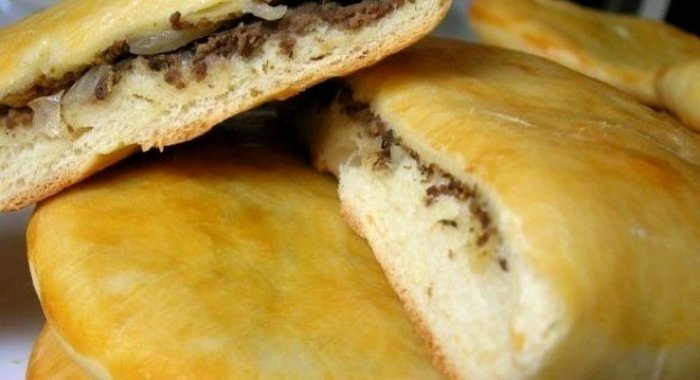 Хачапури с мясом в духовке