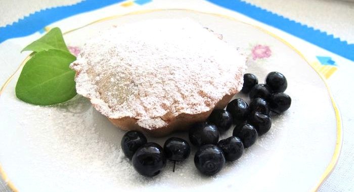 Песочные корзиночки с ягодами закрытые