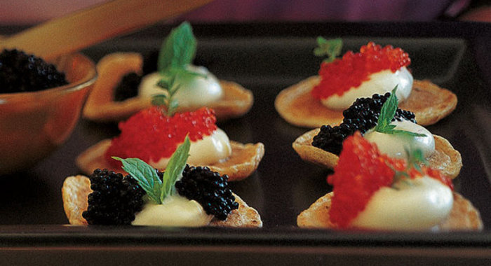 Блины с икрой