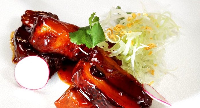 Свиные ребра в кисло-сладком соусе