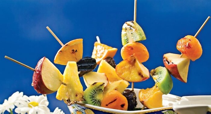 Фруктовый шашлык