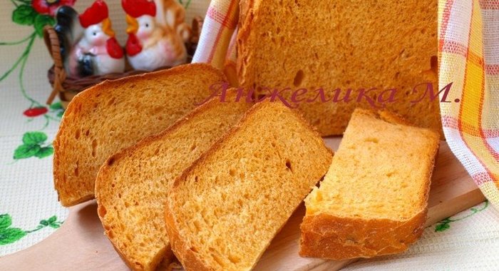 Хлеб с луком и паприкой в хлебопечке