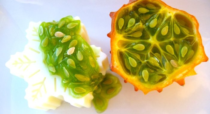 Апельсиновый шербет с кивано