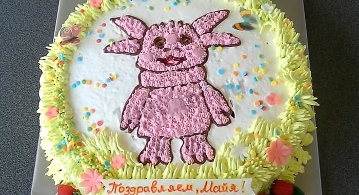 Торт Лунтик