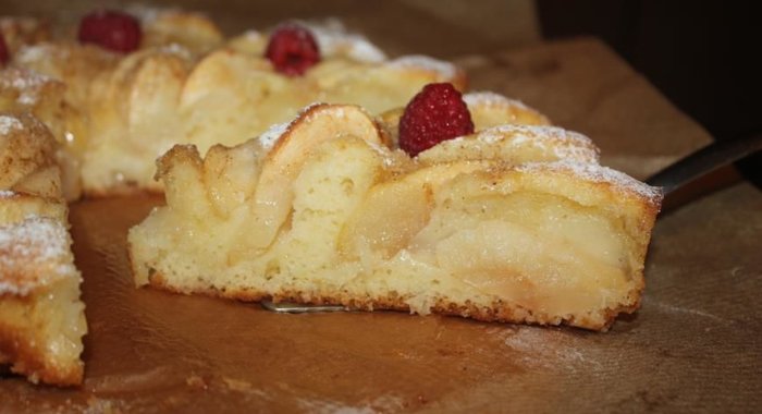 Итальянский деревенский яблочный пирог