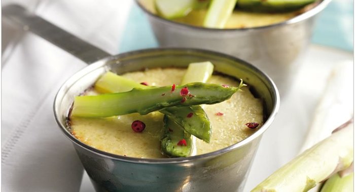 Тортики из спаржи