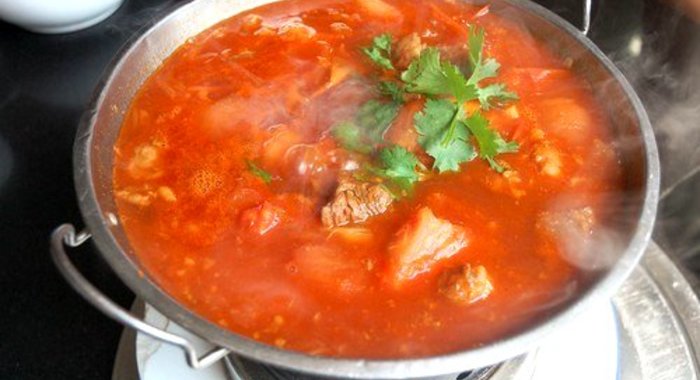 Суп с бараниной и овощами