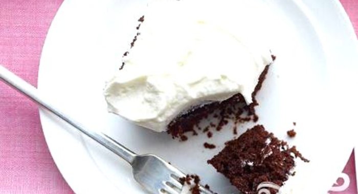 Шоколадный пирог с ванилью