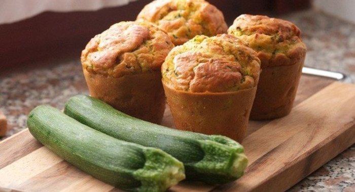 Маффины с лаймом и цукини