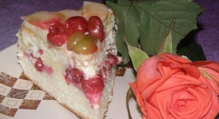 Бисквитный торт на скорую руку