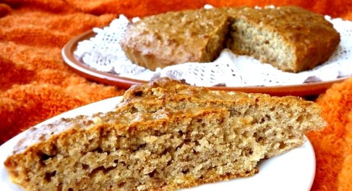 Коврижка с овсяными хлопьями