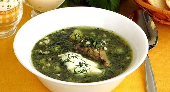 Щи из крапивы