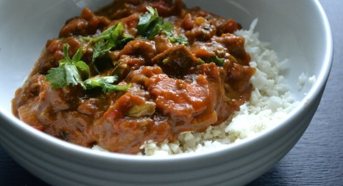 Говядина под соусом карри