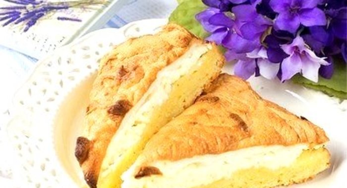 Диетический пирог с творогом