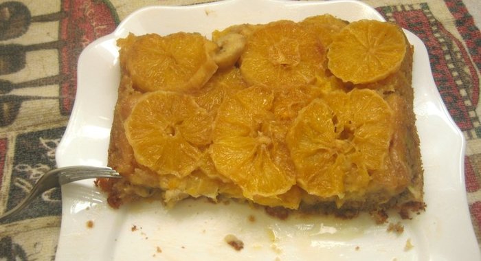 Апельсиново-банановый тарт татен