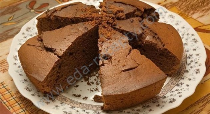 Торт из каштанов и шоколада