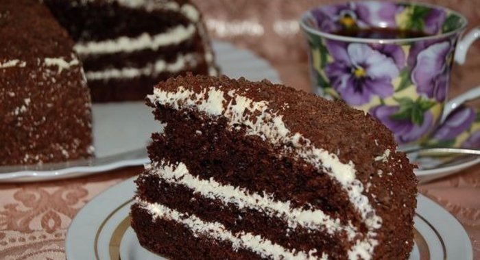 Торт из варенья черной смородины