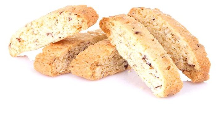 Миндальные бискотти с клюквой