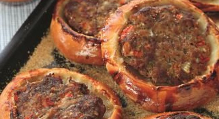 Арабские открытые пироги с мясом