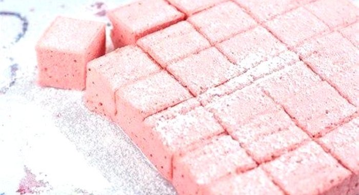 Клубничный рахат-лукум