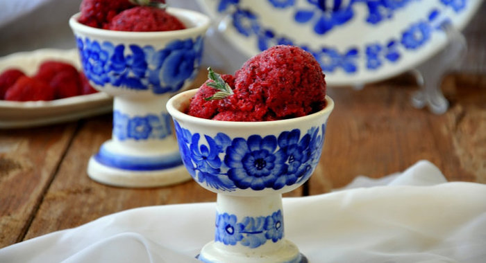 Сорбе «Клубника-мята-базилик»